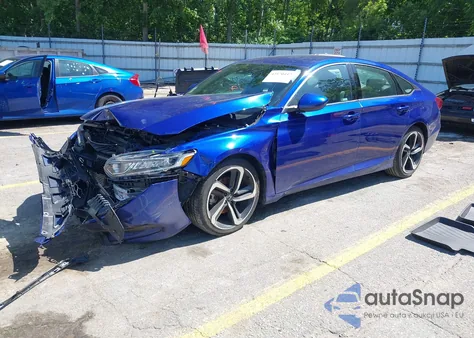 2020 Honda Accord Sport from USA, damaged, VIN 1HGCV1F37LA087997